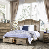 Belgrade Bed Model Cm7613-Cal.King Bed By Furniture Of America